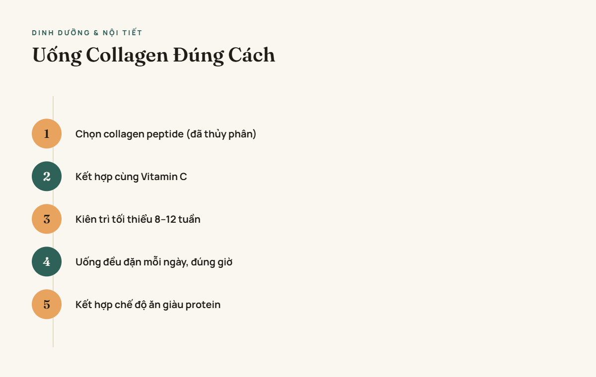 COLLAGEN: UỐNG CÓ THẬT SỰ GIÚP ĐẸP DA KHÔNG, UỐNG ĐÚNG CÁCH